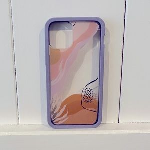 Pela Clear Abstract Dunes Eco-Friendly iPhone 12 Mini Case With Lavender Ridge